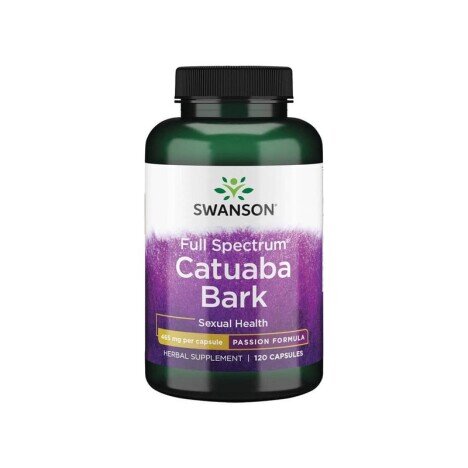 Catuaba Bark Scoarta 465mg 120 Capsule, Swanson